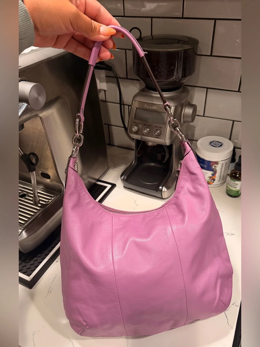 Coach 2013 Purple Kristin Hobo Shoulder Bag